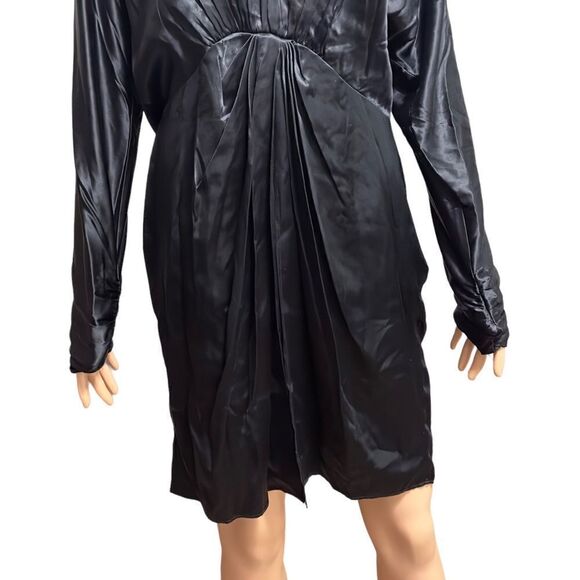 rag & bone Black Eloise Mini Dress Size 10 NWT - Picture 11 of 16